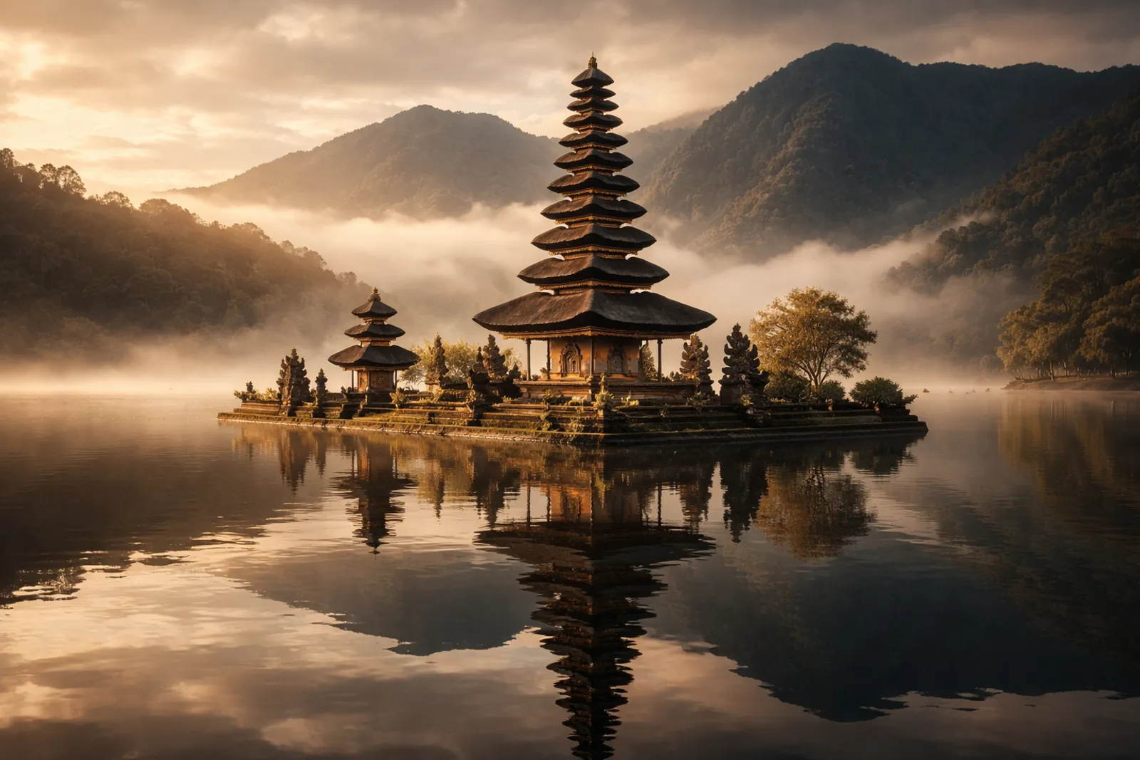 Ulun Danu & Bedugul Highlands — Sacred lake temples in Bali's misty highlands